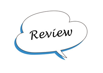 レビューの吹き出し