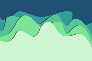 3D abstract background and paper cut shapes. Vector design layout for business presentations, flyers, posters and invitations