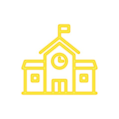 school neon icon