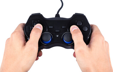 hand playing joystick © geargodz