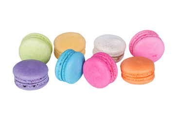sweet colorful cake macaron or macaroon