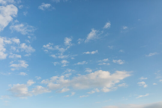 Blue Sky With White Clouds