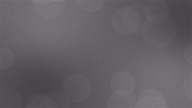 Bubbles bokeh dots gray gradient motion background