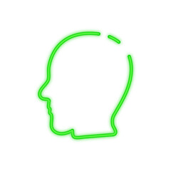 head neon icon