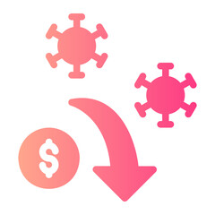 covid gradient icon