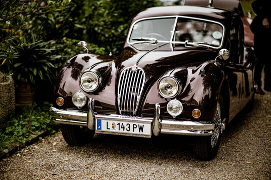 vintage jaguar xk coupe in austria
