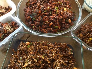 anchovy 멸치 음식 반찬