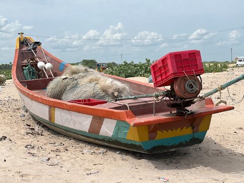 fishing boats on the beach