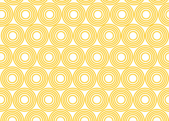 vector abstract fish scale pattern background fabric in yellow Japanese style