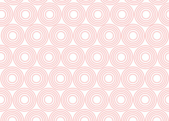 vector abstract fish scale pattern background fabric in pink Japanese style © Kingsakai