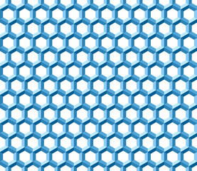 Fototapeta premium Backgroung seamless Geomatric Pattern in blue