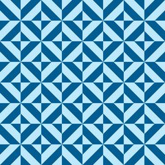 Backgroung seamless Geomatric Pattern in blue