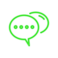 communication neon icon