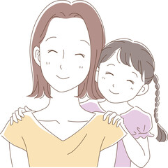 仲の良い母と娘