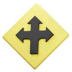 direction board 3d icon illustration