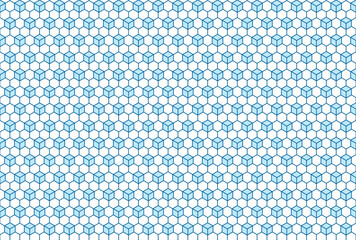 Backgroung seamless Geomatric Pattern in blue