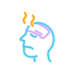 fever neon icon