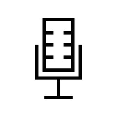 Mic karaoke vector icon symbol design