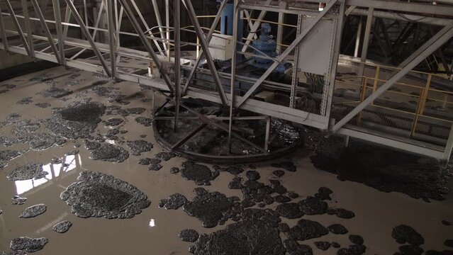Industrial plant for water filtration in the production of coal concentrate. Water treatment for reuse in closed-loop production