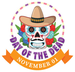 Day of the dead with Mexican Calaca
