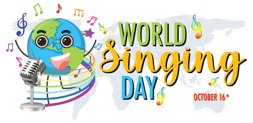 World Singing Day Poster Design
