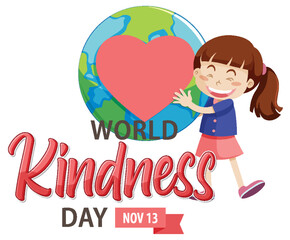 World Kindness Day Logo Concept