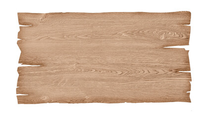 close up of an empty wooden sign