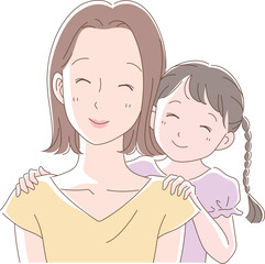 仲の良い母と娘