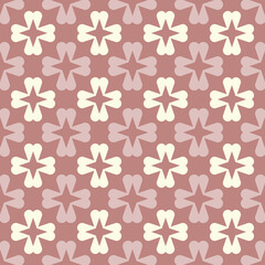 Fototapeta na wymiar ethnic cross flowers seamless pattern