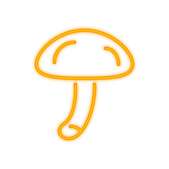 mushroom neon icon