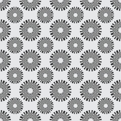 abstract circle sun light seamless pattern