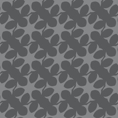 abstract leaves seamless pattern