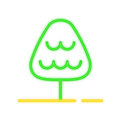 tree neon icon