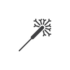 Sparkler vector icon