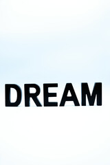 DREAMの文字とコピースペース