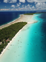 Ant atoll in Pohnpei, Micronesia（Federated States of Micronesia）