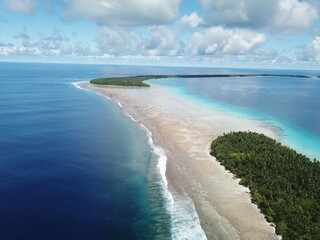 Ant atoll in Pohnpei, Micronesia（Federated States of Micronesia）