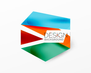 Background color abstract overlapping lines. Minimal composition vector illustration for wallpaper banner background or landing page