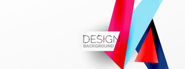 Obraz premium Background abstract overlapping shapes. Minimal composition vector illustration for wallpaper banner background or landing page