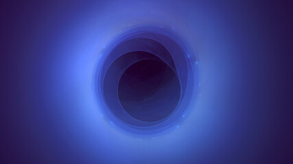 3D rendering abstract round light background