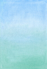 Abstract texture background. Watercolor gradient hand drawn illustration