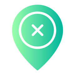 cancel gradient icon