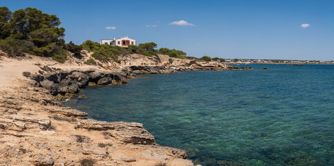 Fototapeta premium Racó de s'Estalella, s Estanyol de Migjorn, Llucmajor, Majorca, Spain