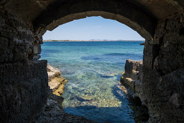 old boathouse, Racó de s'Estalella, s Estanyol de Migjorn, Llucmajor, Majorca, Spain