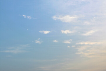 blue sky with clouds