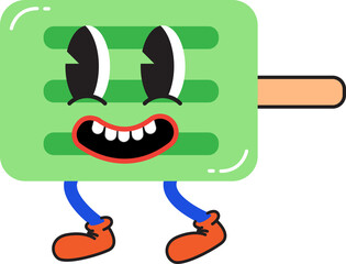 trendy cartoon, doodle, old school, handdraw