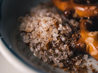 Close up of salt