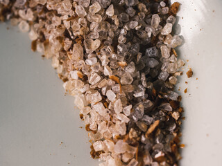 Close up of salt