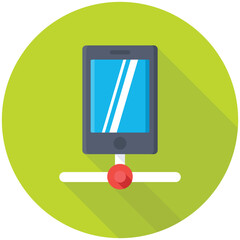 Mobile Network flat colored Icon