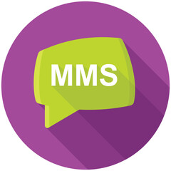 Mms flat colored Icon